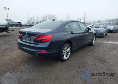 2016 BMW 750I xDrive z USA, uszkodzony, nr VIN WBA7F2C50GG416645